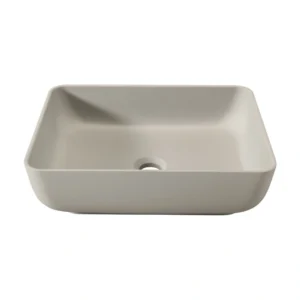 Abode Cava Tablet Basin - Pebble Grey