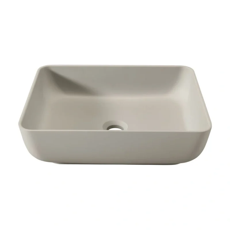 Abode Cava Tablet Basin - Pebble Grey