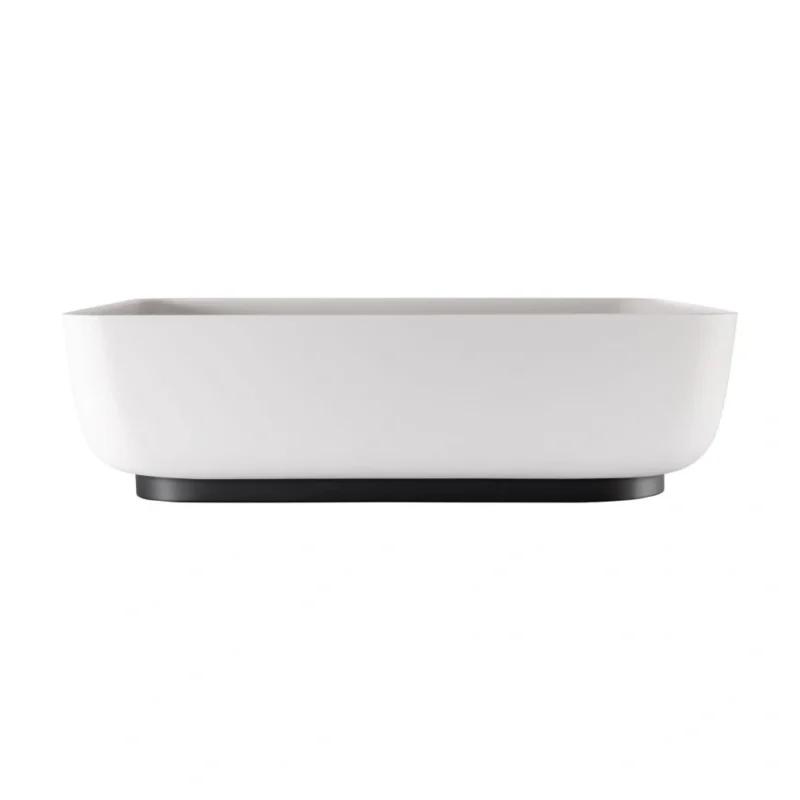 Abode Cava Tablet Basin - Chalk White