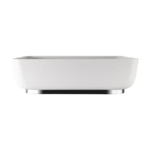 Abode Cava Tablet Basin - Chalk White