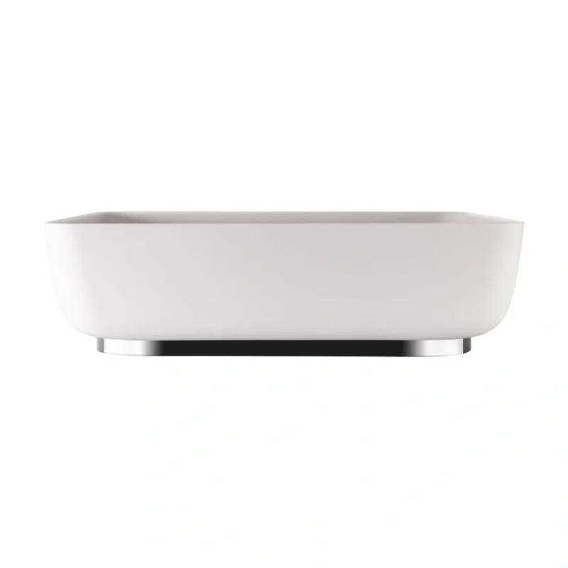Abode Cava Tablet Basin - Chalk White