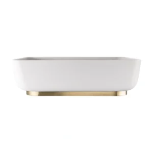 Abode Cava Tablet Basin - Chalk White