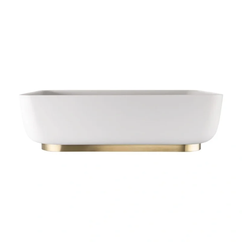 Abode Cava Tablet Basin - Chalk White