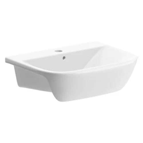 Onyx 520x400mm 1TH Semi Recessed Basin