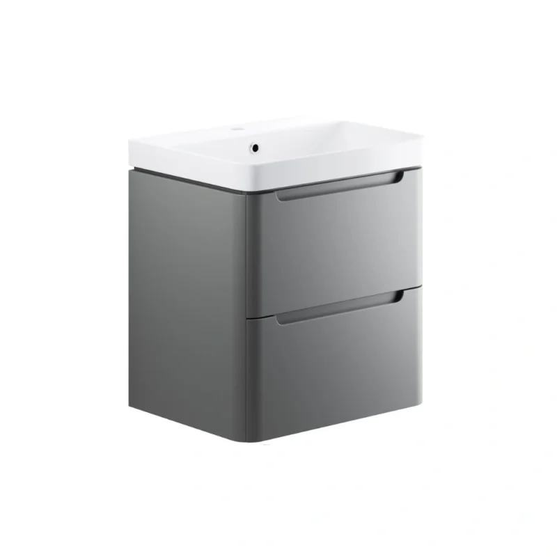 Boston 605mm Drawer Wall Hung Basin Unit