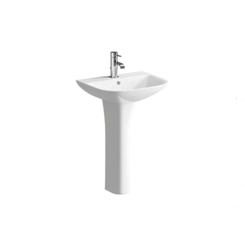 Onyx 1TH Basin & Full Pedestal (Boxed)