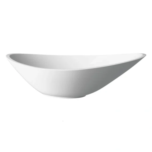 Bella 564x323mm 0TH Resin Washbowl - White