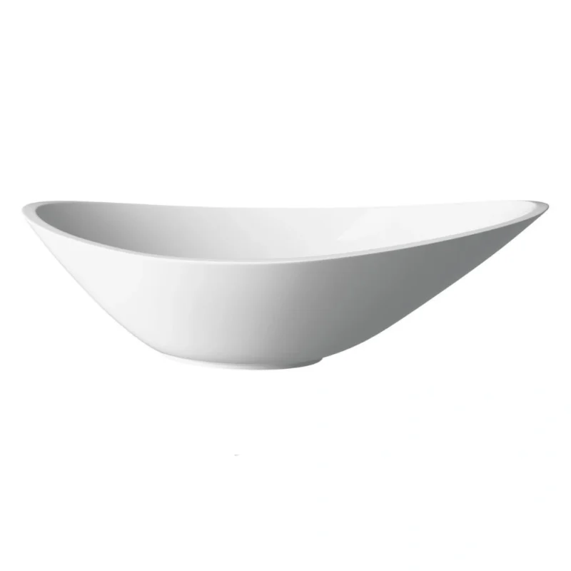 Bella 564x323mm 0TH Resin Washbowl - White