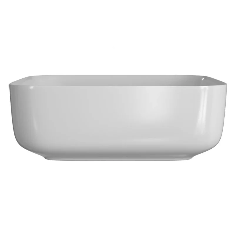 Seren 400mm Ceramic Square Washbowl - Matt White