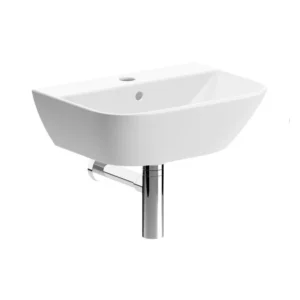 Onyx 1TH Cloakroom Basin & Chrome Bottle Trap
