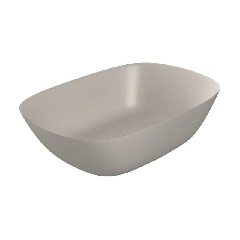 Cascade 460×320mm Resin Washbowl – Latte