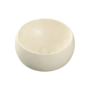 Juno 400mm Ceramic Washbowl – Stone Effect