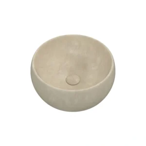 Juno 400mm Ceramic Washbowl – Stone Effect