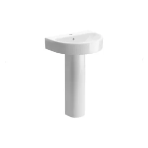 Serenity 1TH Basin & Full Pedestal