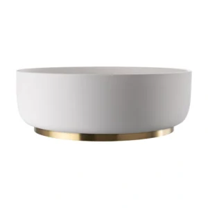 Abode Cava Round Basin - Chalk White