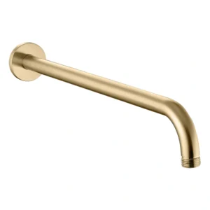 Aurora 320mm Round Shower Arm - Brushed Brass