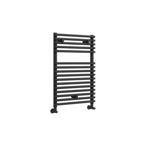 Matteo Round Ladder Heated Towel Rail 500 x 730mm – Matt Black