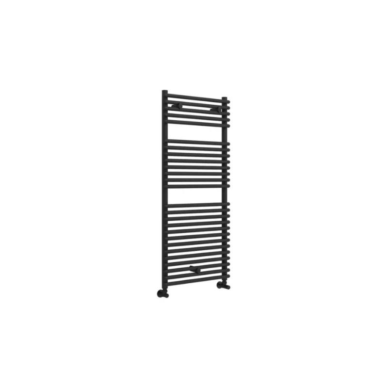 Matteo Round Ladder Heated Towel Rail 500 x 1190mm – Matt Black