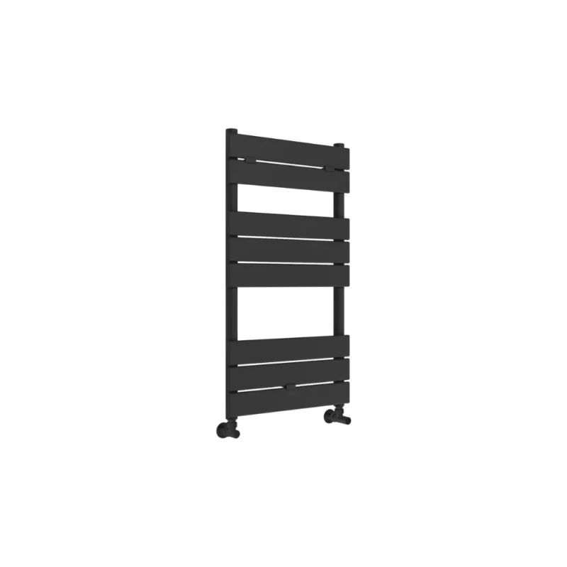 Mason Square Panel Heated Towel Rail 500 x 840mm – Matt Black