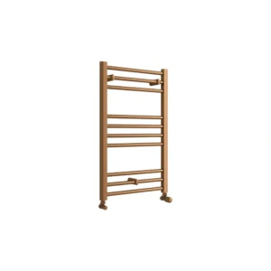 Rosso Straight 30mm Ladder Towel Radiator 500 x 800mm – Brushed Bronze