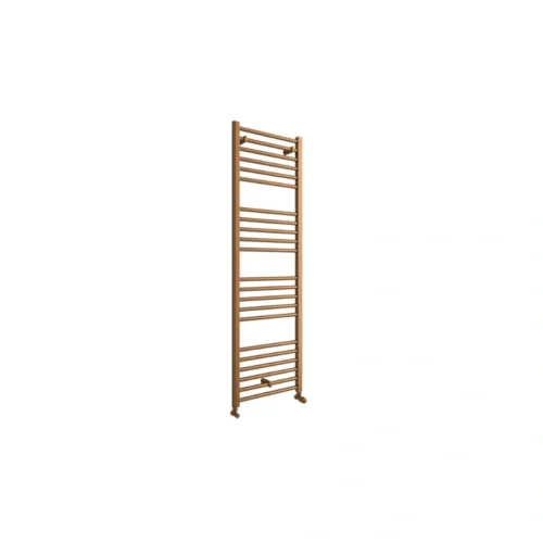 Rosso Straight 30mm Ladder Towel Radiator 500 x 1600mm – Brushed Bronze