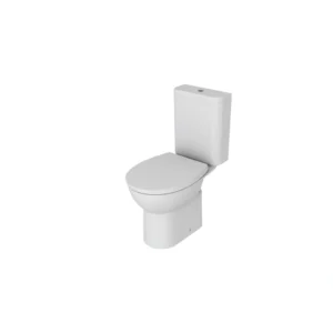 2Go Close Coupled Rimless WC & Soft Close Seat – White