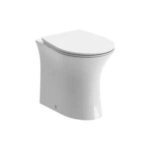 Avalon Rimless Back To Wall WC & Soft Close Seat – White