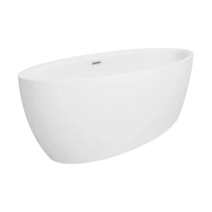 Milton Freestanding Bath – 1800 x 800 x 580mm – Gloss White