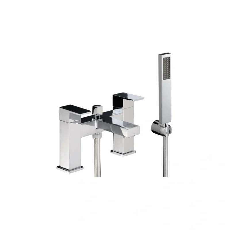 Abode Fervour Deck Mounted Bath Shower Mixer Tap – Polished Chrome