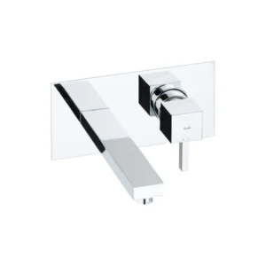 Abode Zeal Wall Mounted Single Lever Basin Mixer – Polished Chrome
