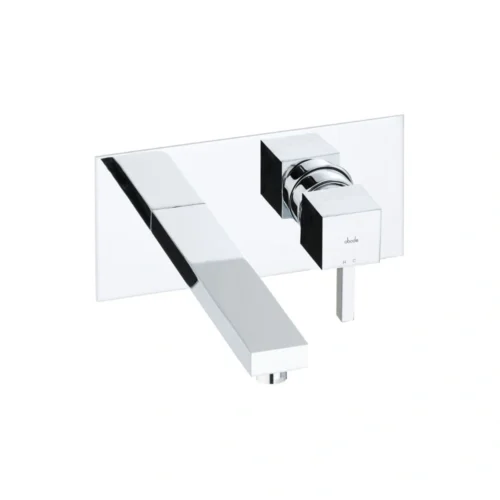 Abode Zeal Wall Mounted Single Lever Basin Mixer – Polished Chrome