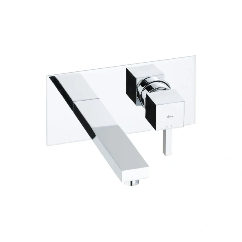 Abode Zeal Wall Mounted Single Lever Basin Mixer – Polished Chrome