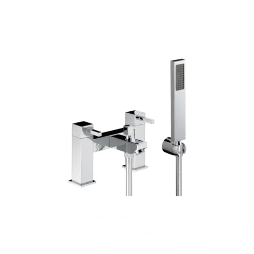 Abode Zeal Deck Mounted Bath Shower Mixer with Handset – Polished Chrome