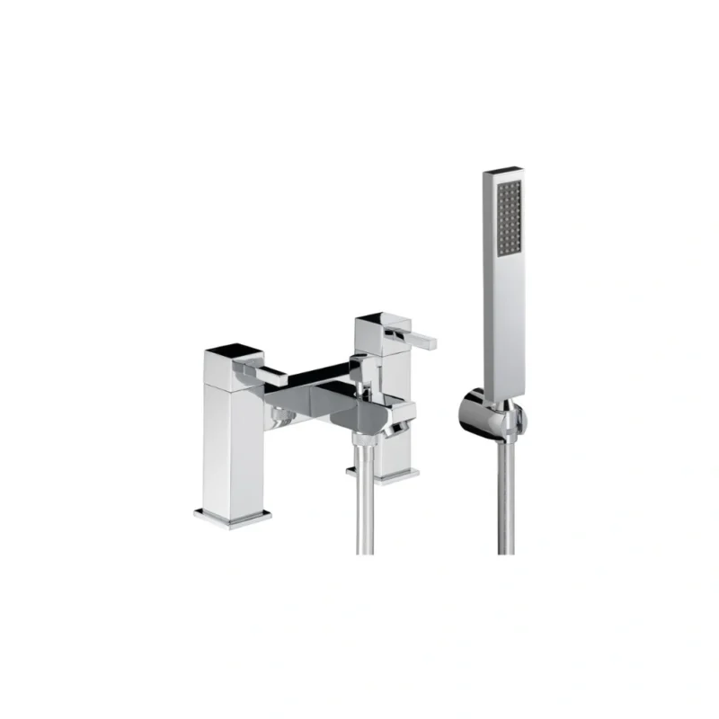 Abode Zeal Deck Mounted Bath Shower Mixer with Handset – Polished Chrome