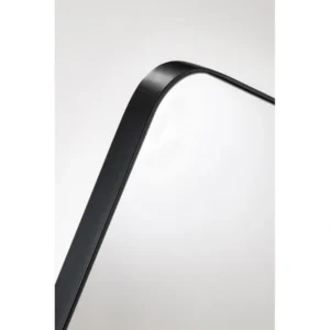 Abode Mayar 450 x 900mm Tablet Mirror – Matt Black / Brushed Brass