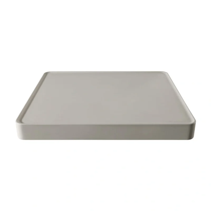 Abode Tableau 600mm Basin Shelf & Brackets – Pebble Grey