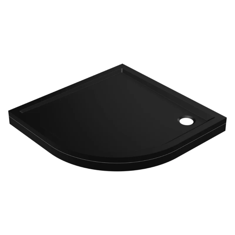 Shower Tray Riser Set – 40mm Low Profile Offset & Quadrant Trays, Matt Black