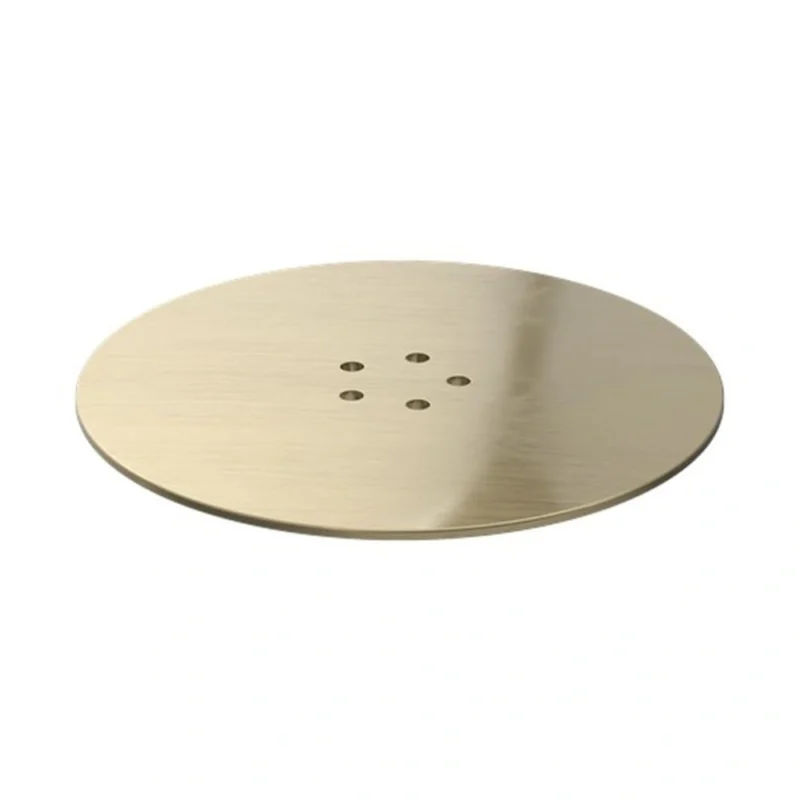 Round Shower Tray Waste Cover – Matt Black / Brushed Brass / Brushed Bronze