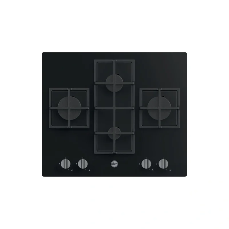Copy of Full Basin Hoover H300 60cm Built‑In Gas‑on‑Glass Hob – Black Glass