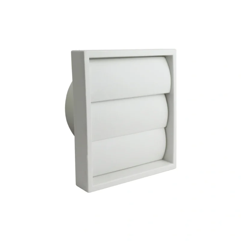 Manrose 100mm Gravity Shutter Grille – White