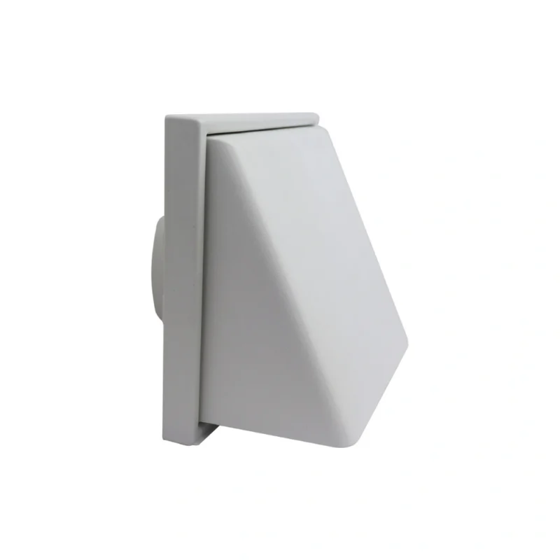 Manrose 150mm Weatherproof Cowled Wall Outlet – White