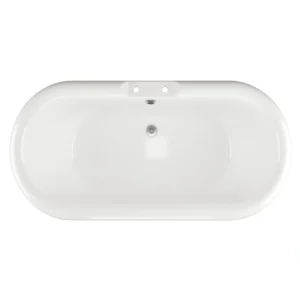 Rose Freestanding Clawfoot Bath – 1690 x 740 x 620mm – 2 Tap Hole