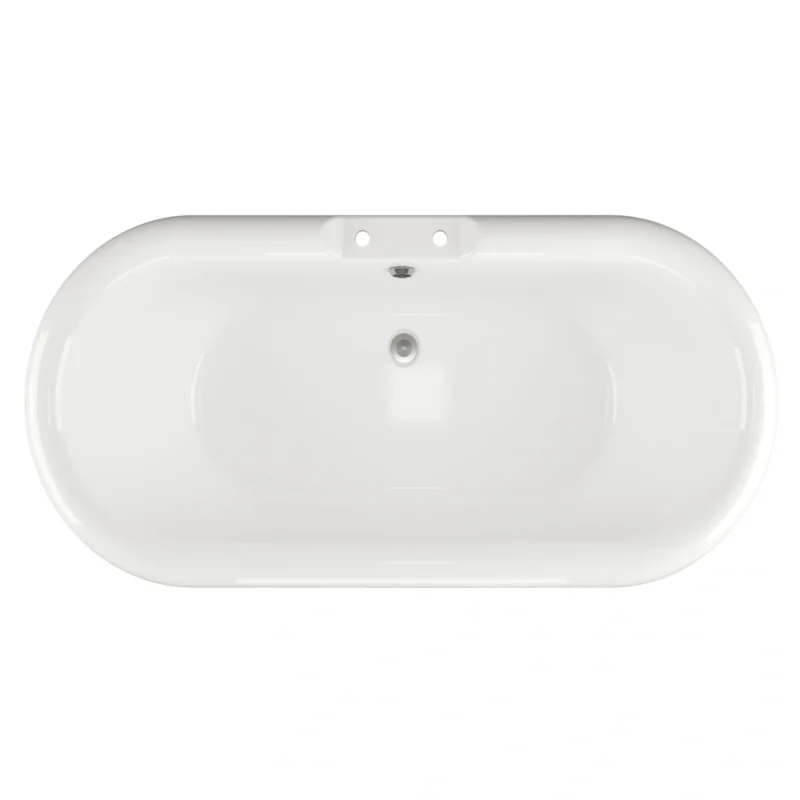 Rose Freestanding Clawfoot Bath – 1690 x 740 x 620mm – 2 Tap Hole