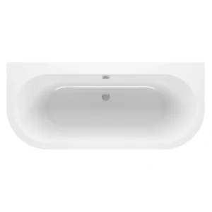 Maple Back To Wall Bath – 1700 x 750 x 600mm – 0TH – Gloss White