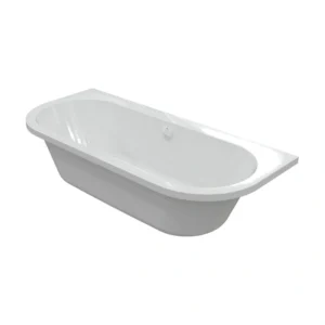 Maple Back To Wall Bath – 1700 x 750 x 600mm – 0TH – Gloss White