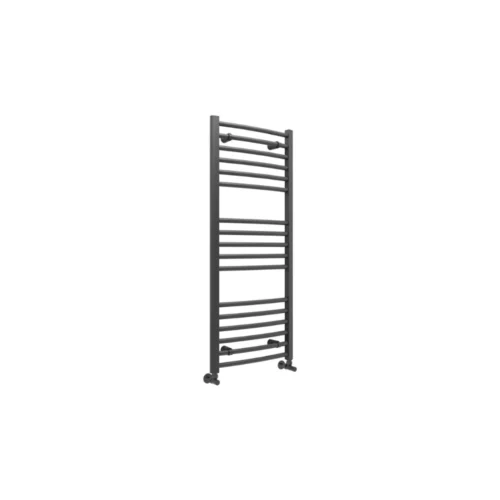 Rosso Curved Ladder Towel Radiator 500 x 1200 x 30mm Anthracite