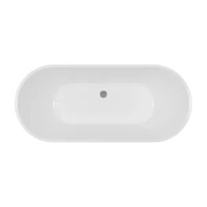 Juniper Fluted Freestanding Bath – 1700 x 750 x 570mm – 0TH – Gloss White