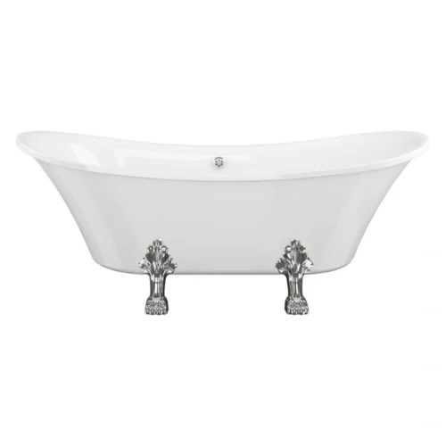 Whitton Freestanding Clawfoot Bath – 1770 x 705 x 775mm – 0TH – Gloss White