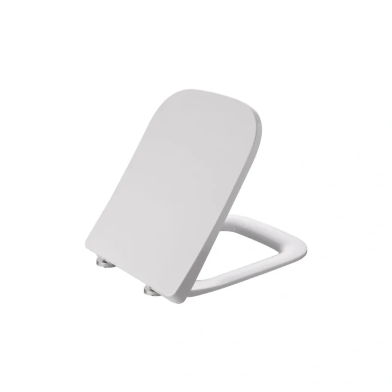 Iona Square Soft Close Slim Toilet Seat – White