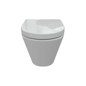 Serenity Rimless Wall Hung WC Pan with Soft Close Seat – White